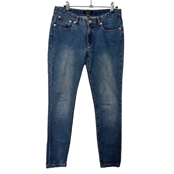 A.P.C. Jean Moulant Jeans Women’s Size 26 Dark Wash Straight Leg Denim - Picture 1 of 11